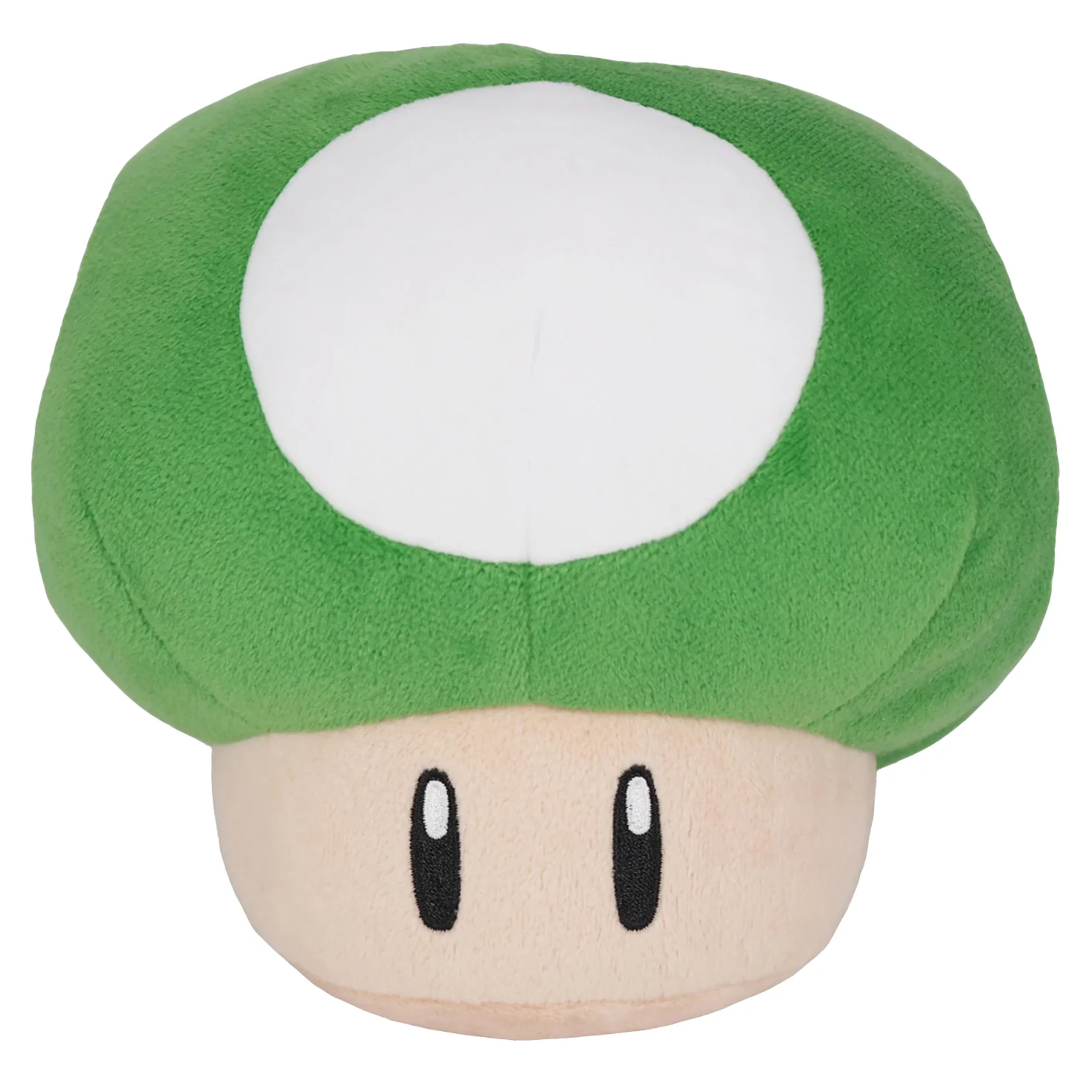 Little Buddy Super Mario All Star Collection Green 1-Up Mushroom Plush 6 in