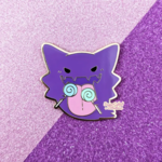 Sugar Cubed Studios Ghostly Trio Pocket Monster Haunter Enamel Pin