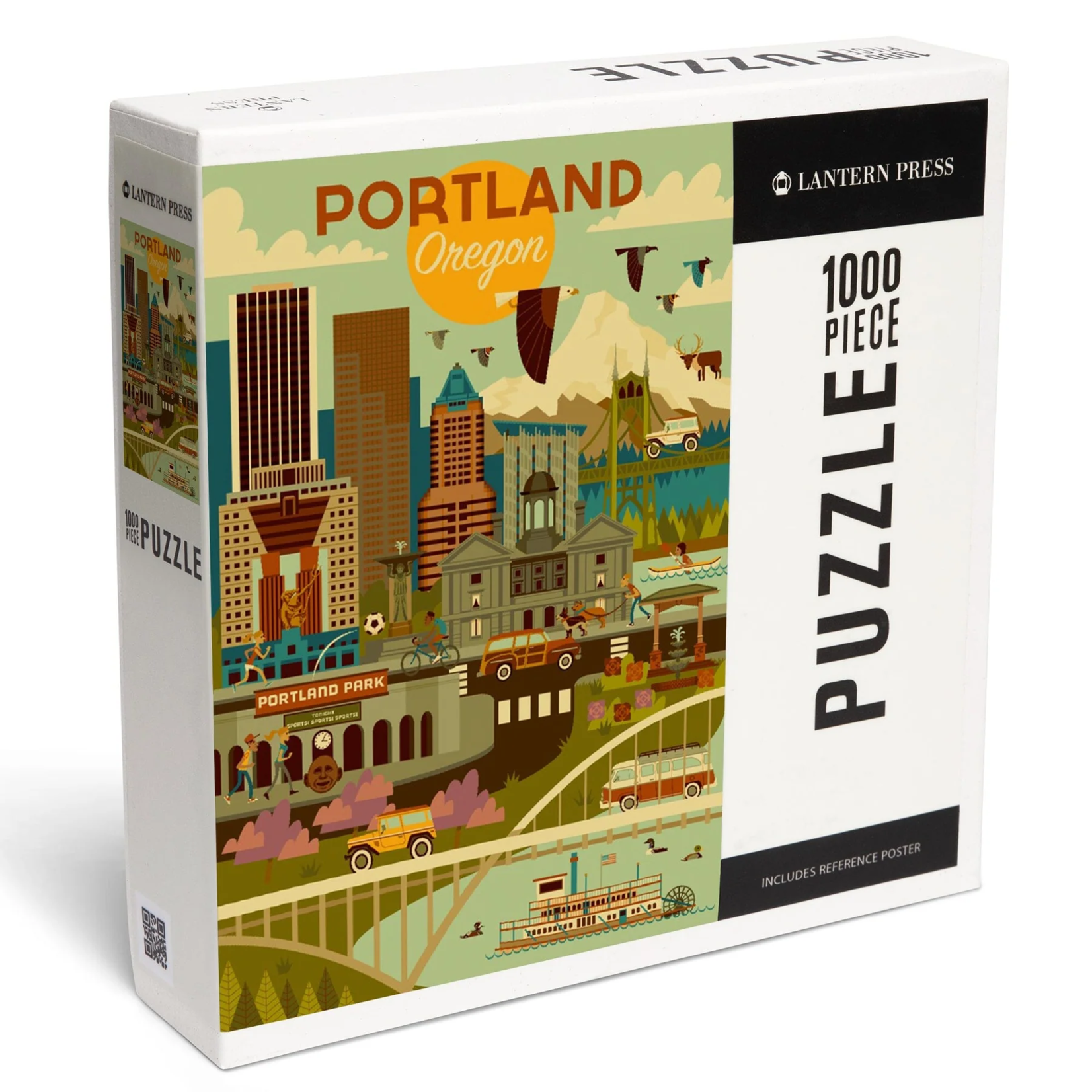 Lantern Press 1000 pc Puzzle Portland Geometric