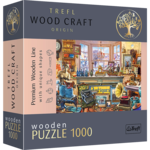 Trefl USA 1000 pc Wooden Puzzle Antique Shop