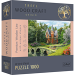 Trefl USA 1000 pc Wooden Puzzle Victorian House