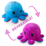 Tee Turtle Reversible Octopus Plushie Purple and Blue