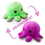 Tee Turtle Reversible Octopus Plushie Purple and Green