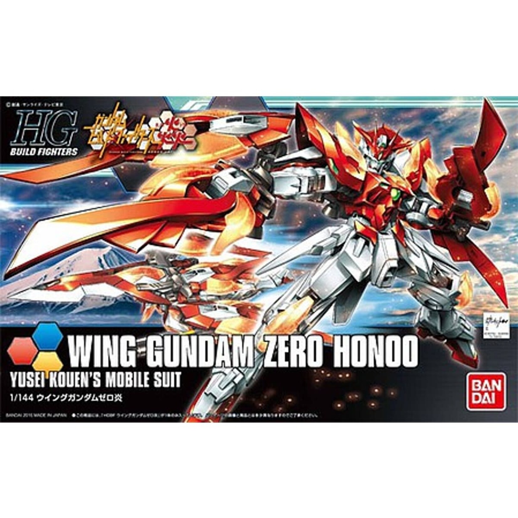 Bandai Gundam 33 Wing Gundam Zero Honoo HGUF