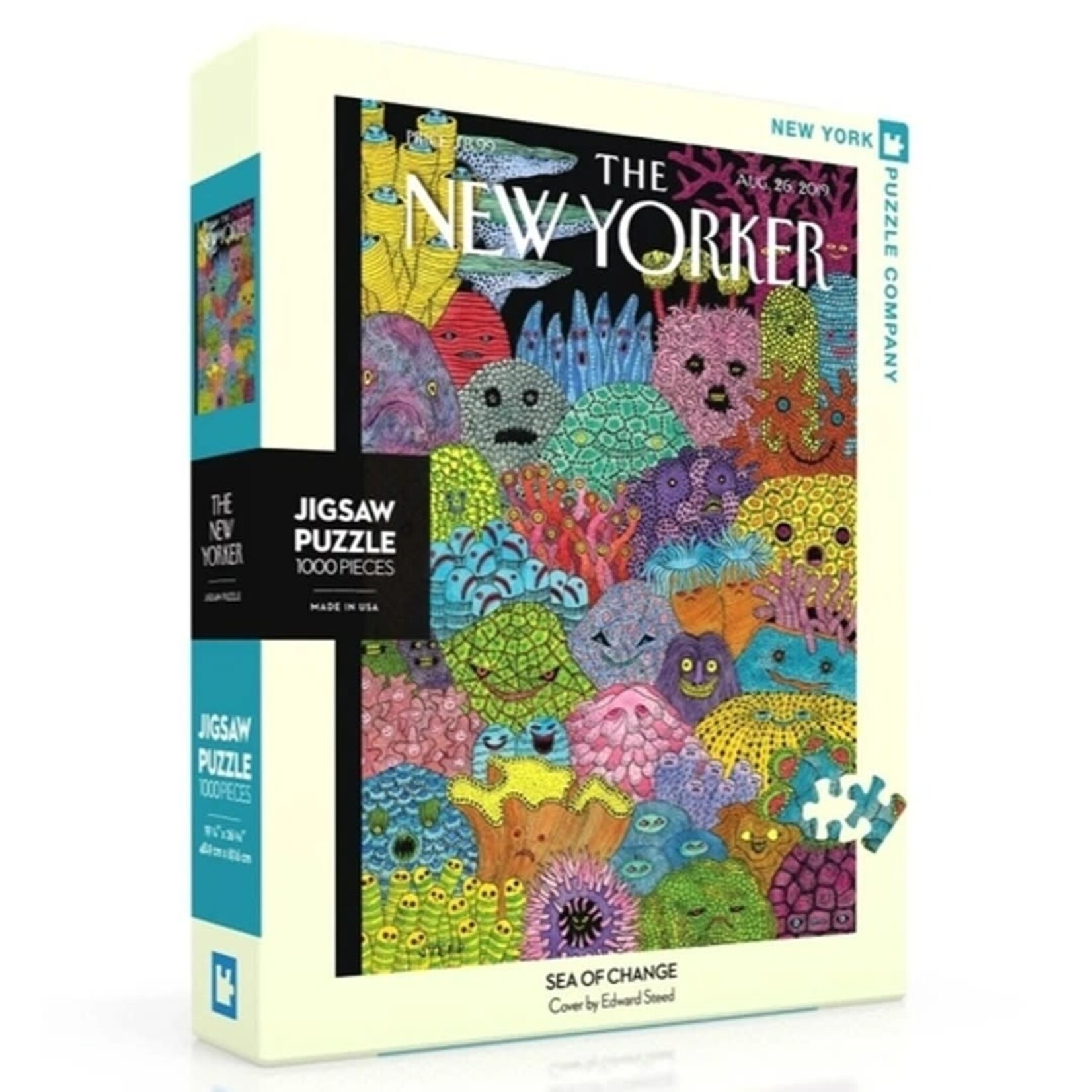 New York Puzzle Company 1000 pc Puzzle New Yorker Sea Changes