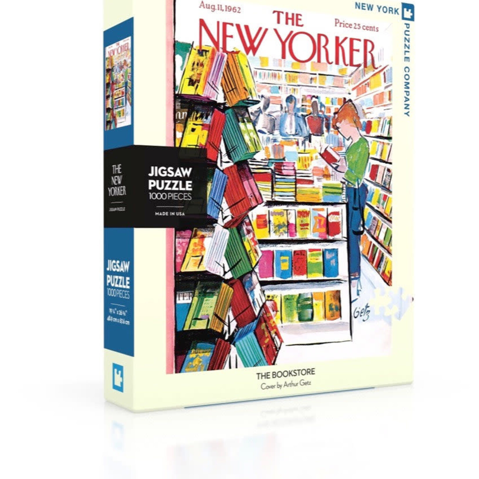 New York Puzzle Company 1000 pc Puzzle New Yorker Bookstore