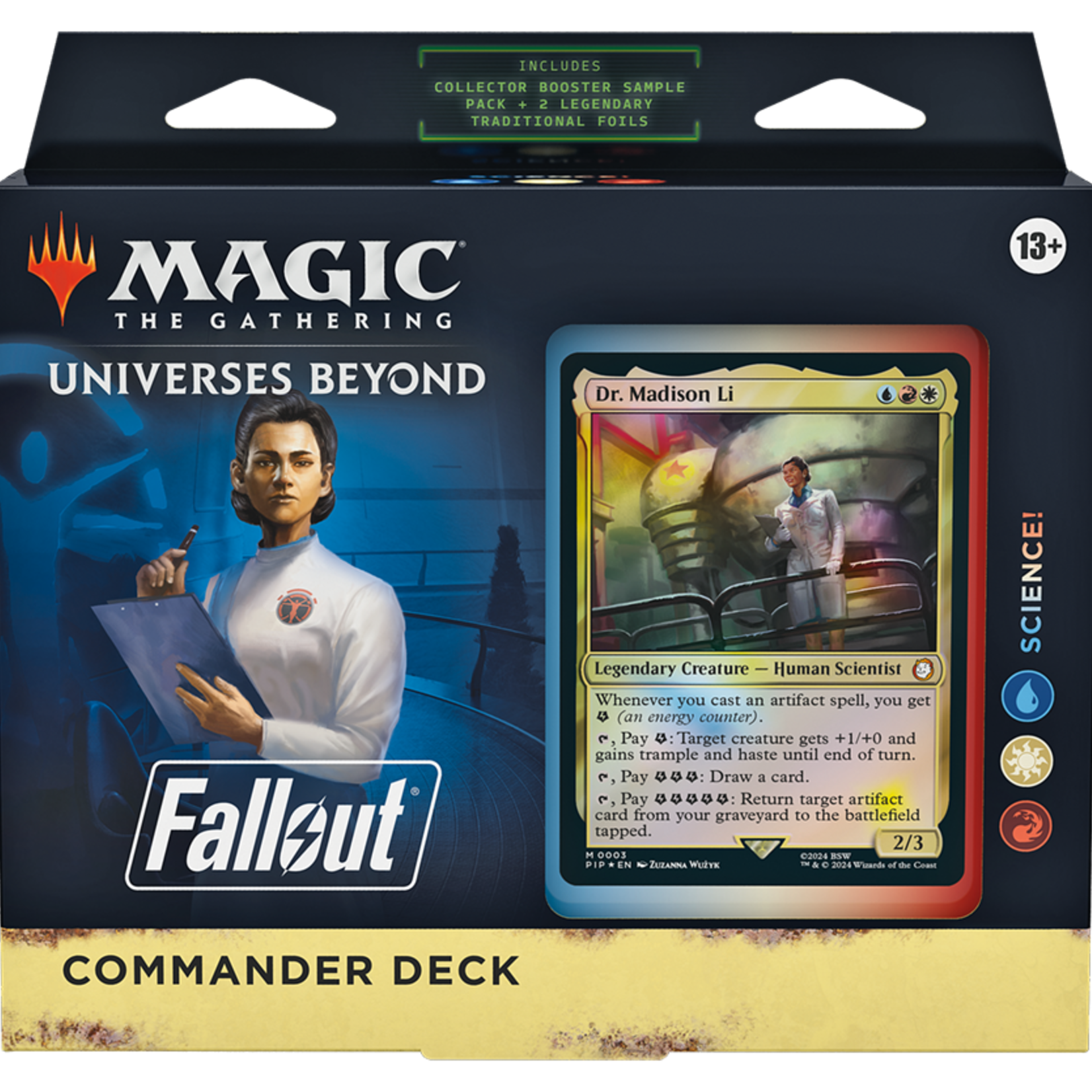Wizards of the Coast Magic the Gathering Commander Deck Fallout Science