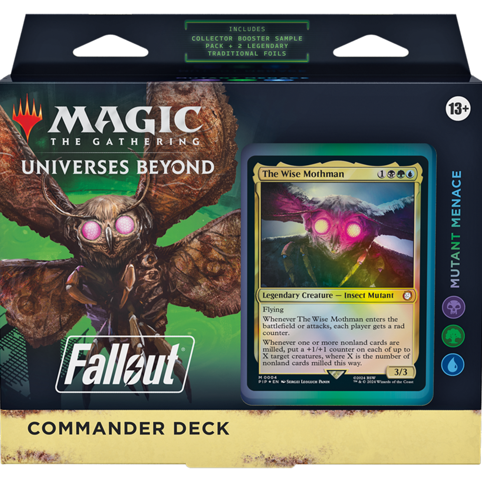 Wizards of the Coast Magic the Gathering Commander Deck Fallout Mutant Menace