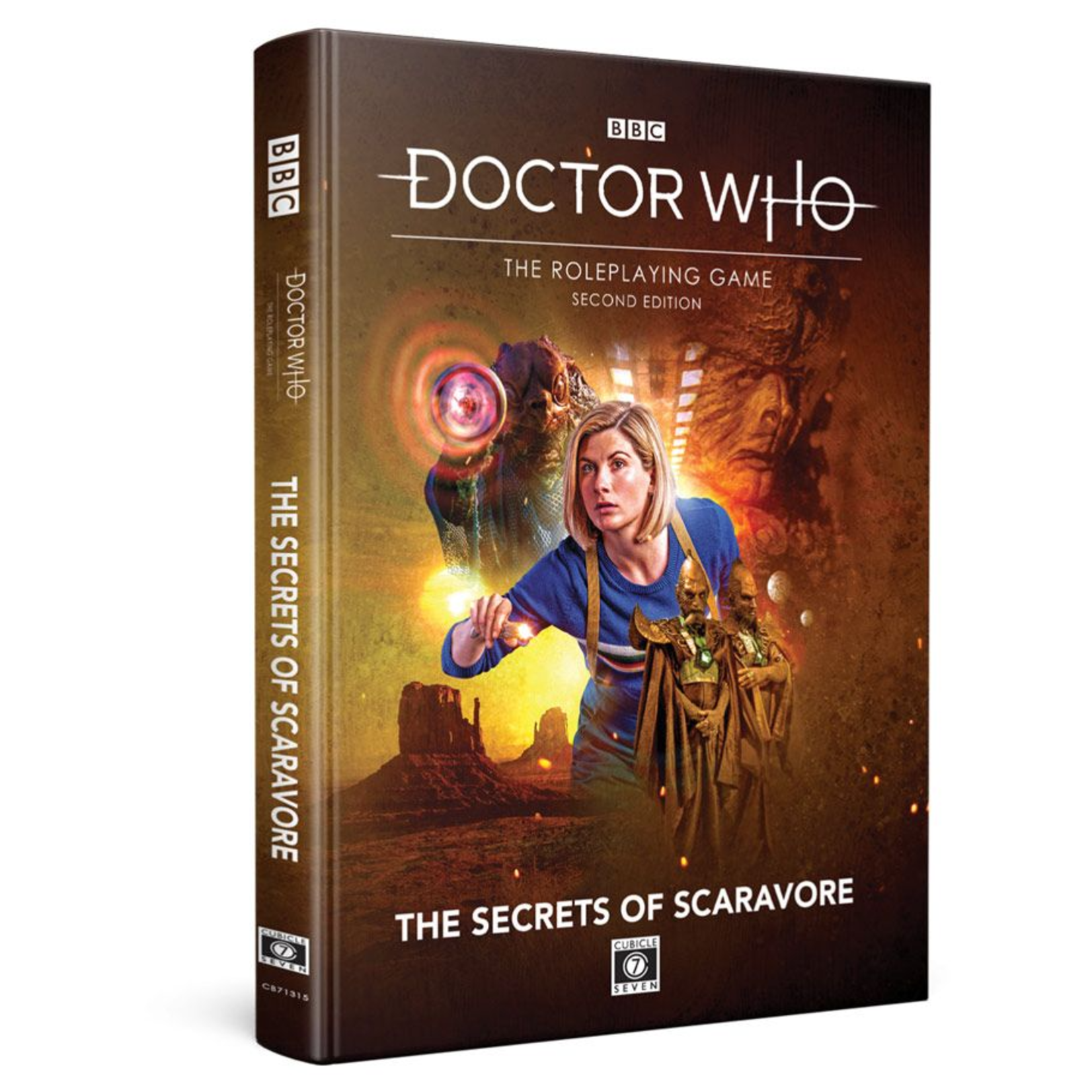 Cubicle 7 Doctor Who RPG 2E The Secrets of Scaravore Adventure Book