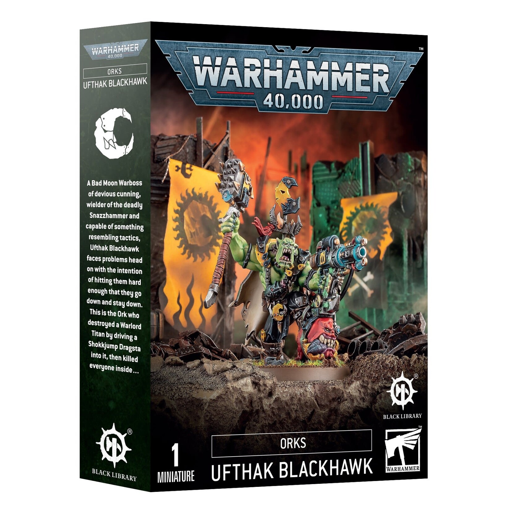 Games Workshop Warhammer 40k Xenos Orks Ufthak Blackhawk Black Library