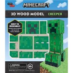Insight Editions Incredibuilds Minecraft Creeper 3D Wood Model Kit