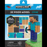 Insight Editions Incredibuilds Minecraft Steve 3D Wood Model Kit