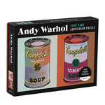 Galison 300 pc Lenticular Puzzle Andy Warhol Soup Cans