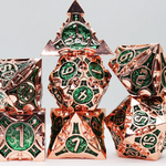 Foam Brain Games Quiver of Arrows Jungle Arrow Metal RPG dice 7 die set