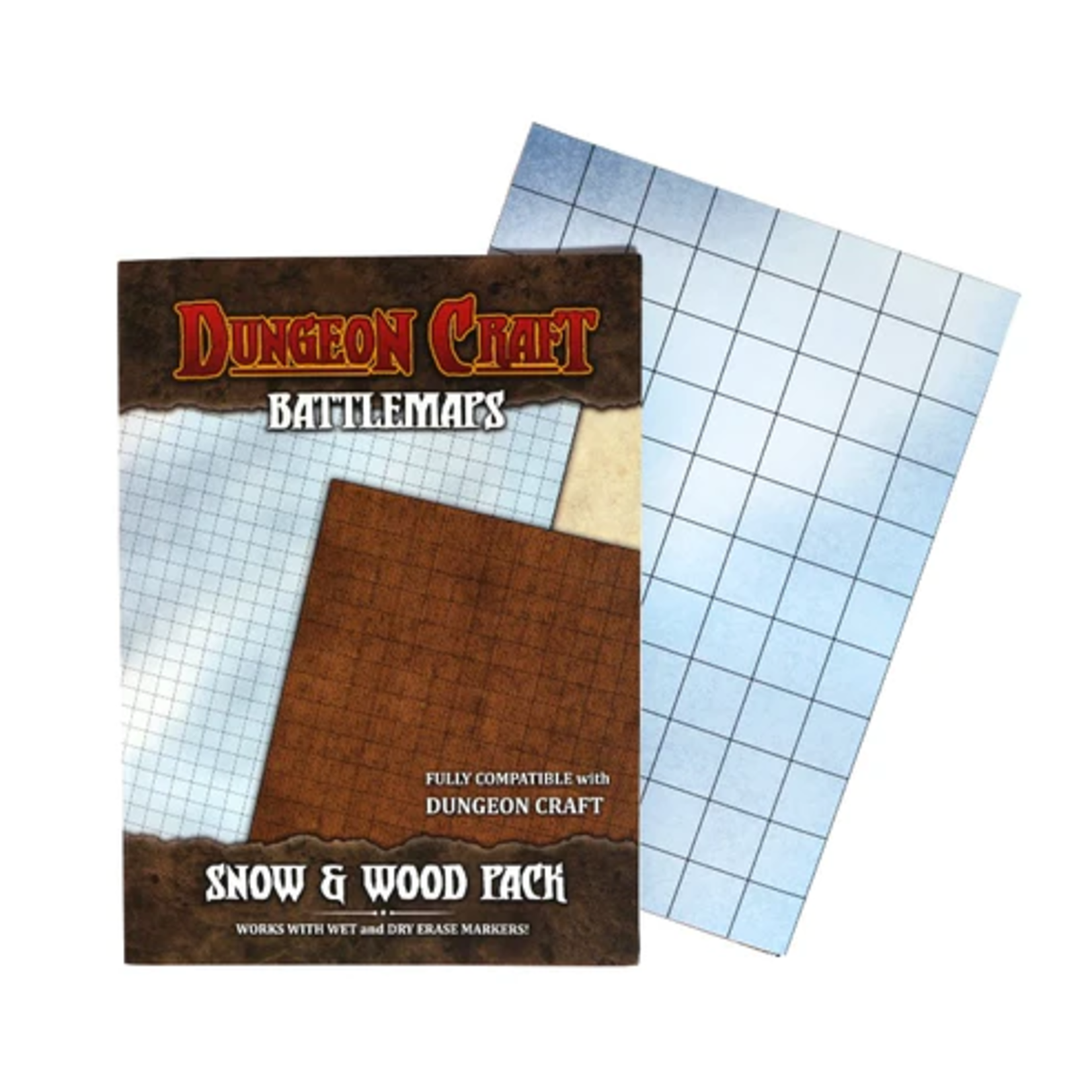 1985 Games Dungeon Craft Battle Maps Snow and Wood Pack