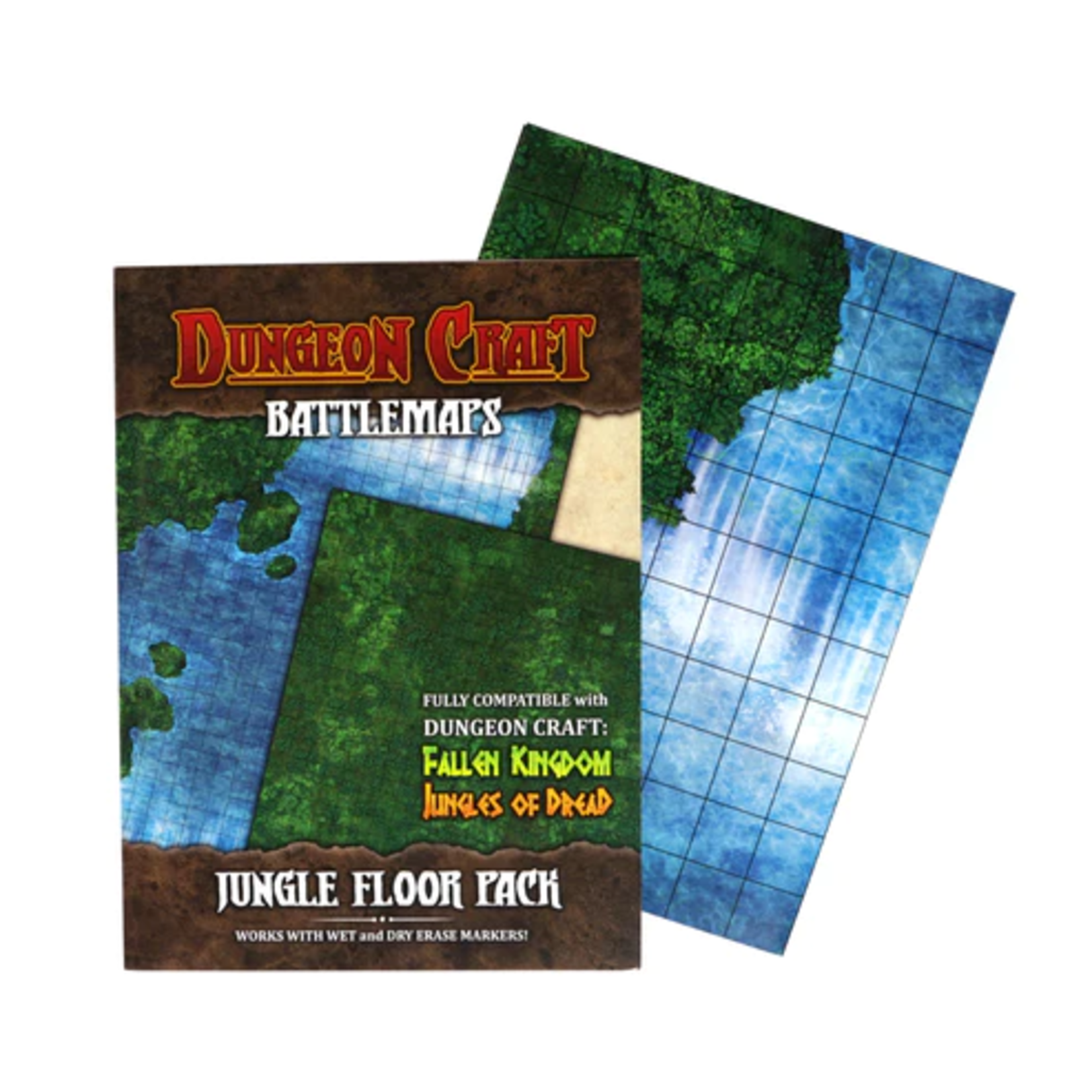 1985 Games Dungeon Craft Battle Maps Jungle Floor Pack