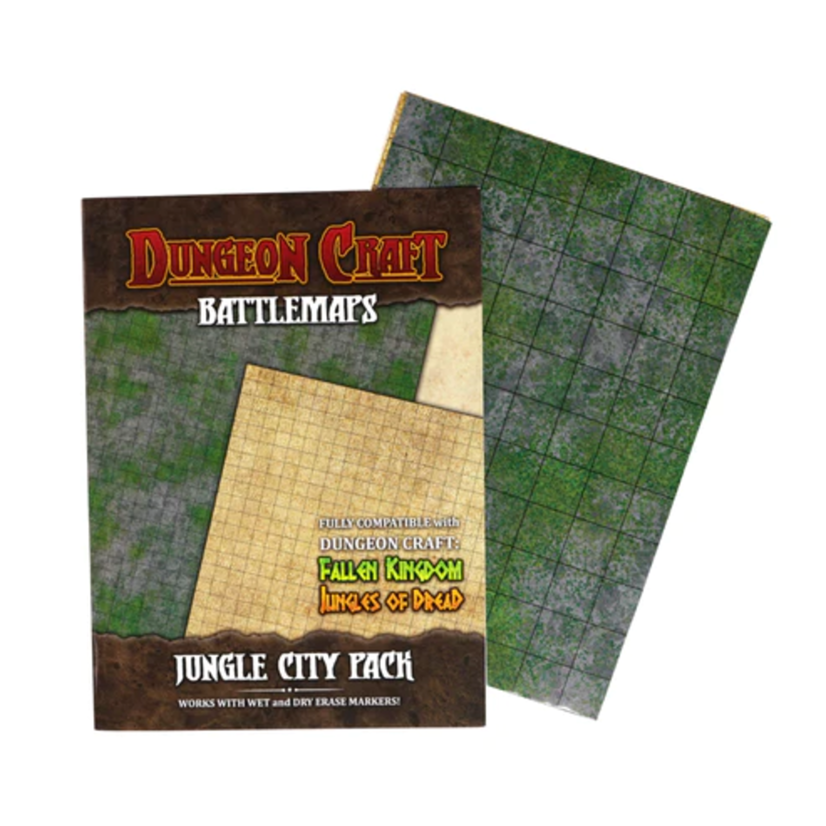 1985 Games Dungeon Craft Battle Maps Jungle City Pack