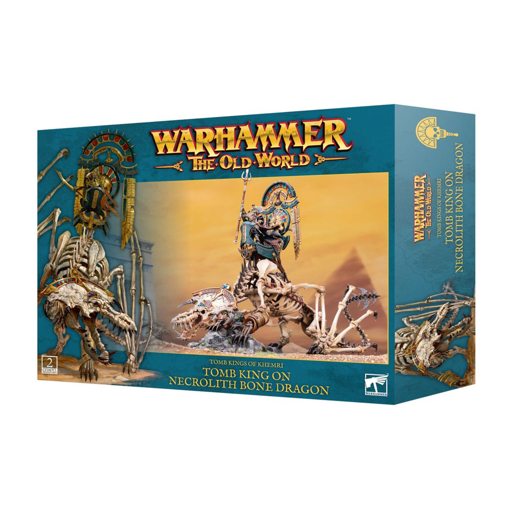 Games Workshop Warhammer The Old World Tomb Kings of Khemri Tomb King on Necrolith Bone Dragon