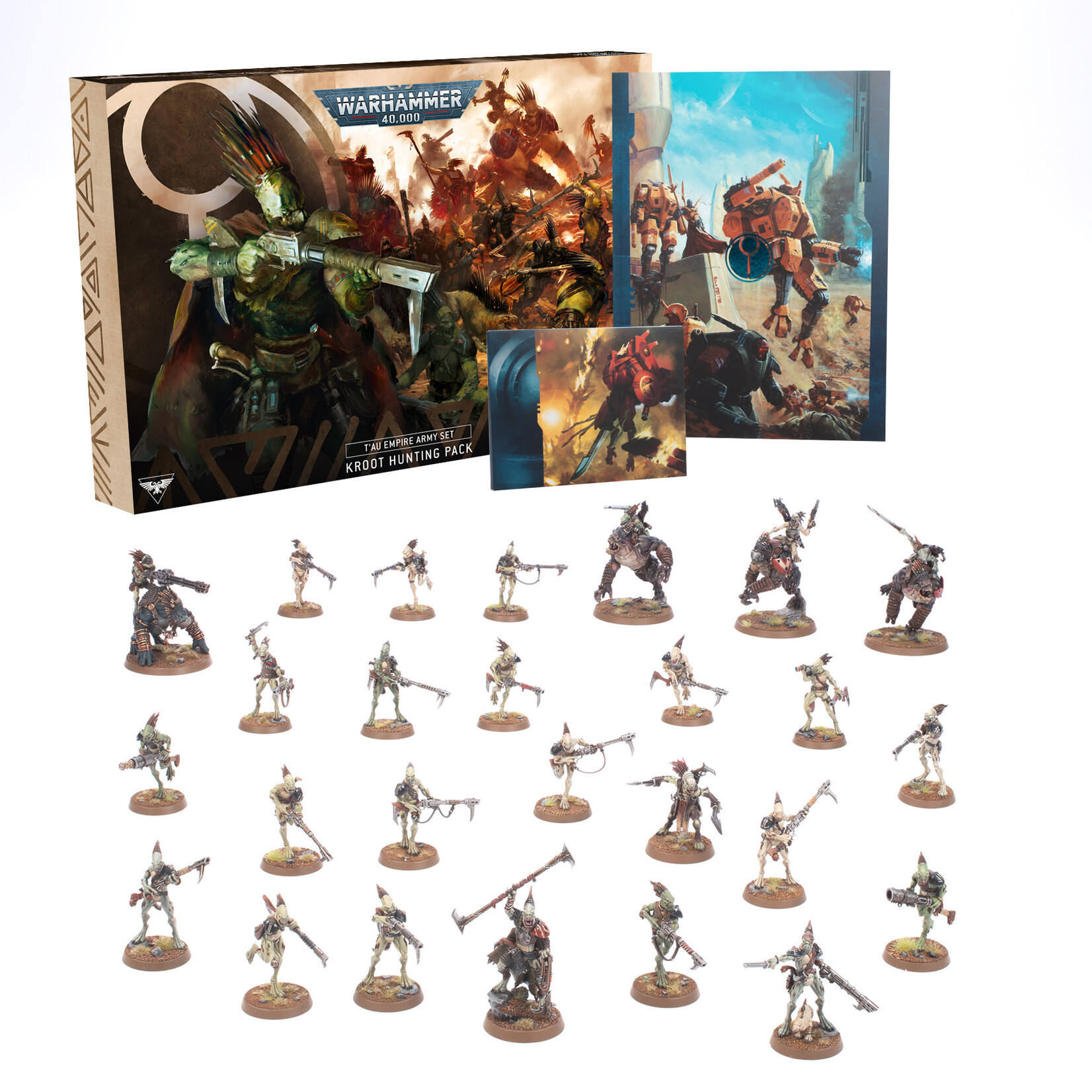 Games Workshop Warhammer 40k Xenos Tau Empire Kroot Hunting Pack Army Set