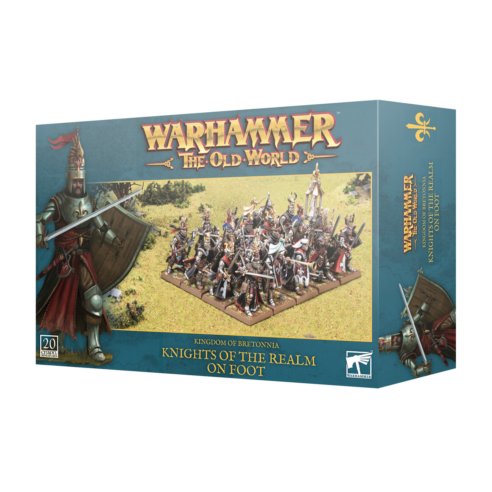 Games Workshop Warhammer The Old World Kingdom of Bretonnia Knights of the Realm on Foot