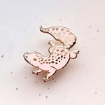 Alum and Ink Chibi Leopard Gecko Enamel Pin