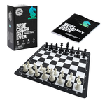 Chess Geeks Chess Set Best Chess Set Ever 1X  Travel Size Black Board