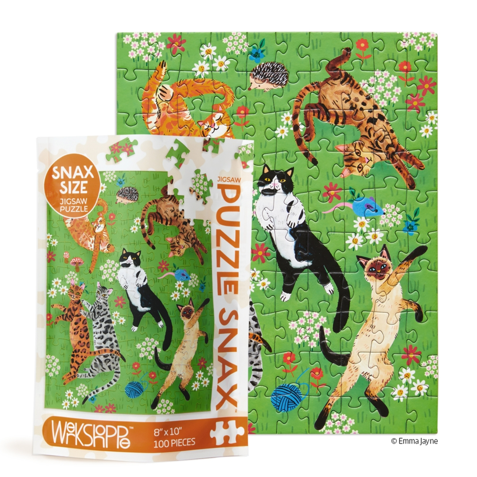 WerkShoppe 100 pc Puzzle Snax Cat Nap