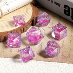 Dice Habit Liquid Core Fusha Polyhedral 7 Die Set