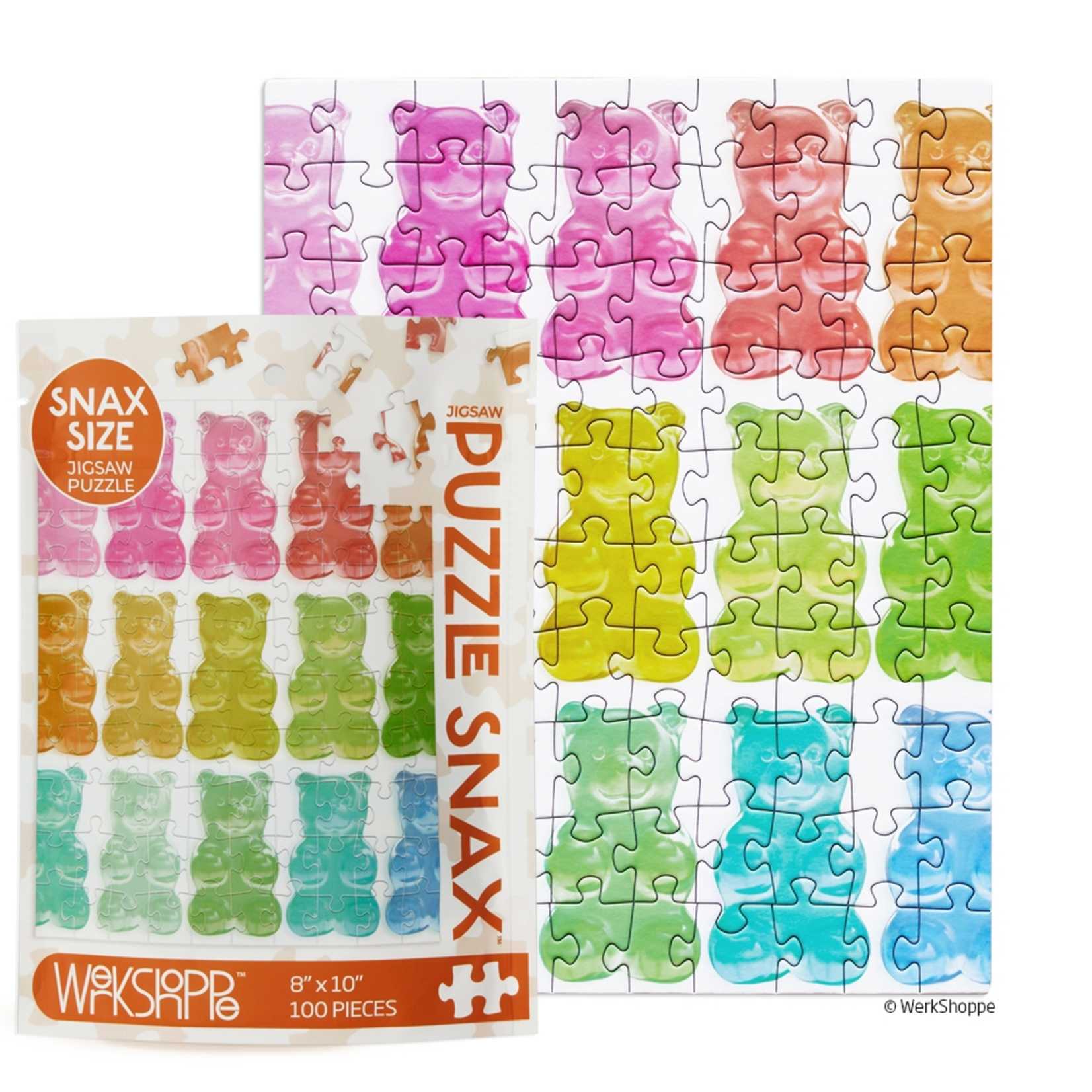 WerkShoppe 100 pc Puzzle Snax Gummy Bears