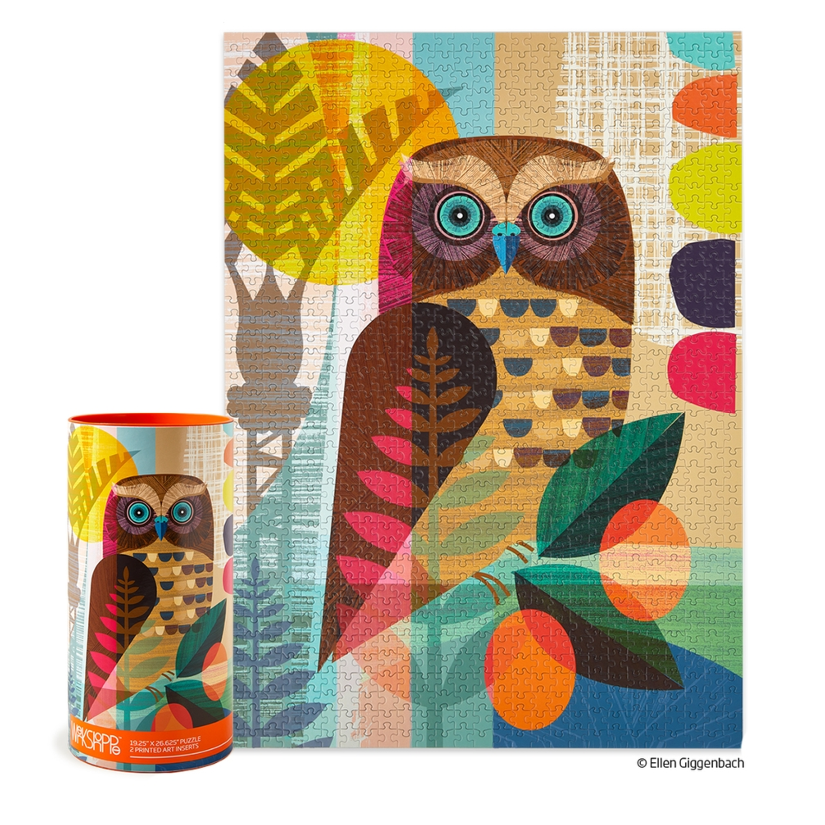 WerkShoppe 1000 pc Puzzle Ruru Owl