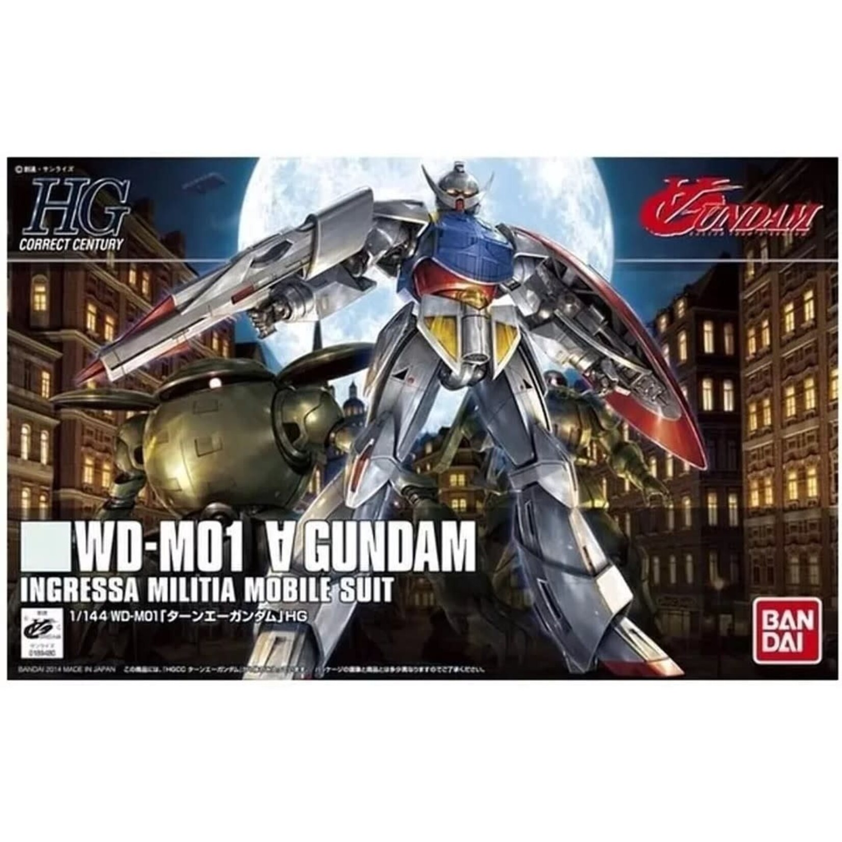 Bandai Gundam HG Turn A Gundam HGUC 1-144