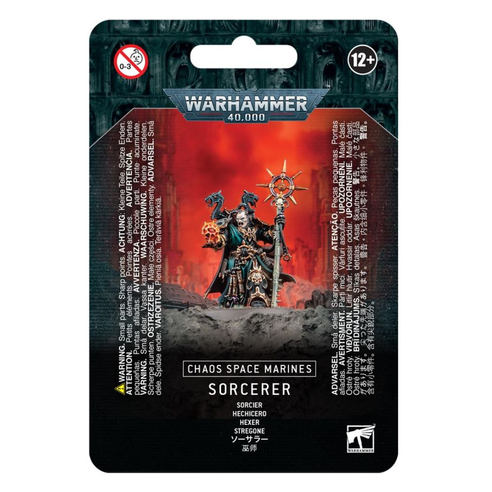 Games Workshop Warhammer 40k Chaos Space Marines Sorcerer