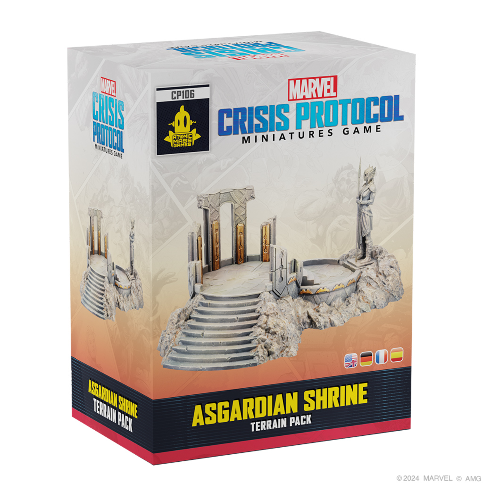 Atomic Mass Games Marvel Crisis Protocol Asgardian Shrine Terrain Pack