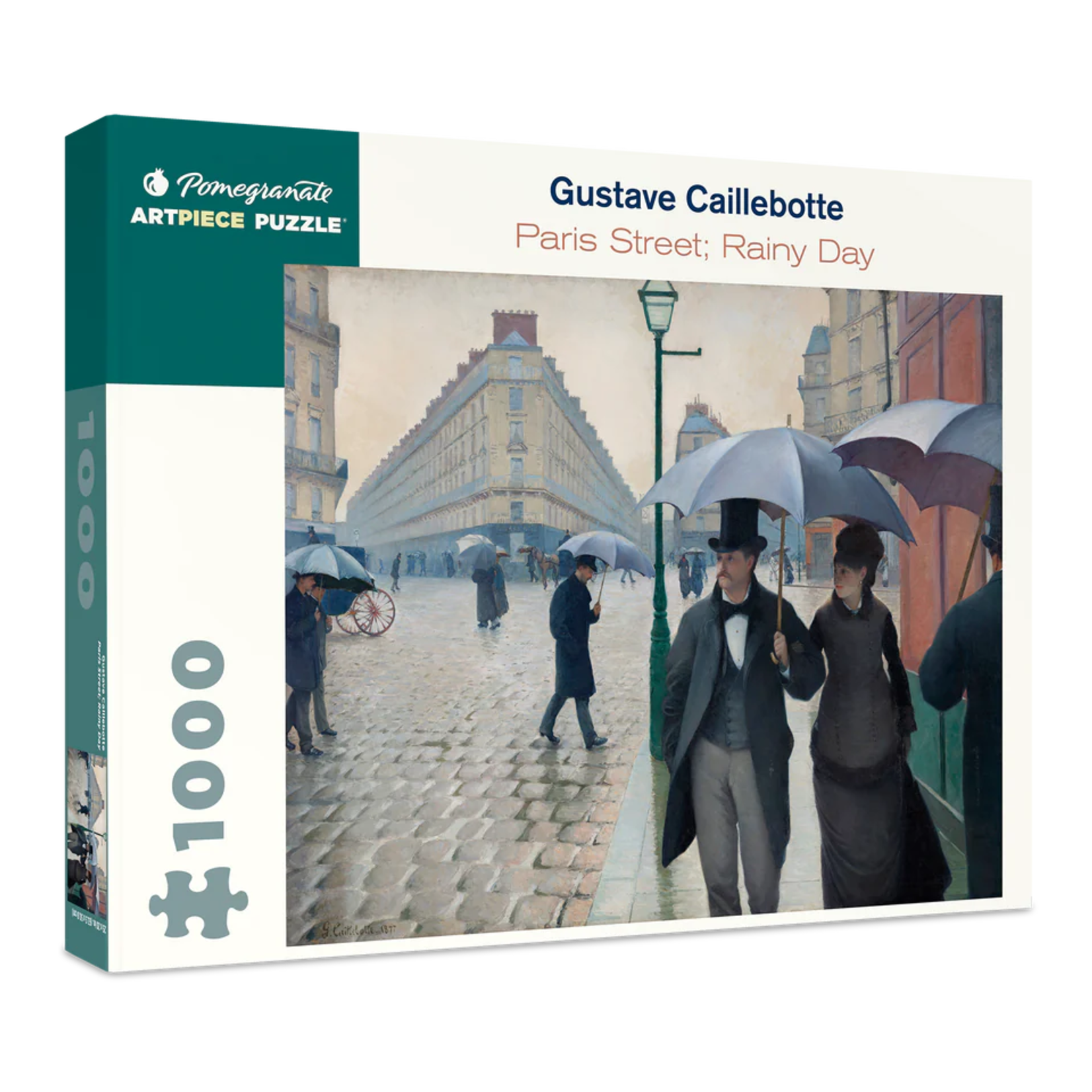 Pomegranate Communications 1000 pc Puzzle Gustave Caillebotte Paris Street Rainy Day