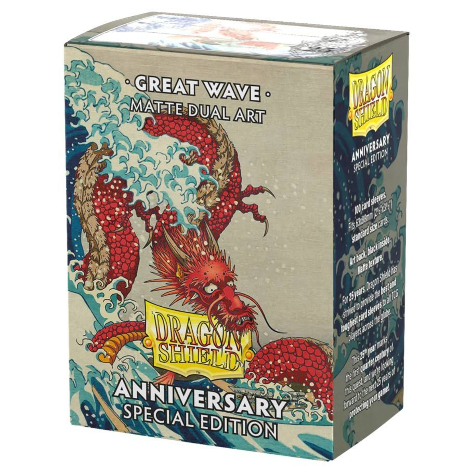 Arcane Tinmen Dragon Shield Art Matte Dual Great Wave Sleeves 100 ct