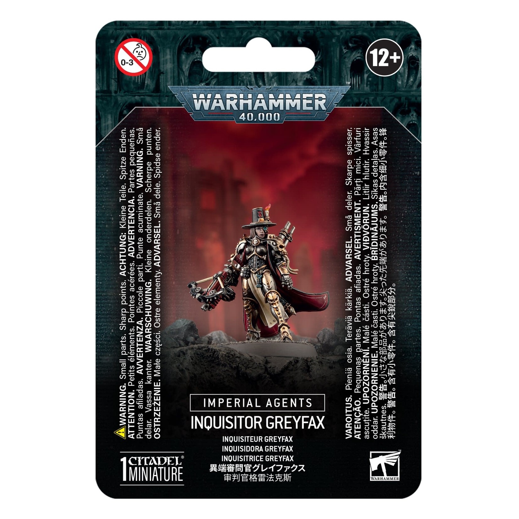 Games Workshop Warhammer 40k Imperium Imperial Agents Inquisitor Greyfax