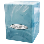 Ultra Pro Ultra Pro Satin Cube Marble Deck Box Light Blue and White