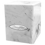 Ultra Pro Ultra Pro Satin Cube Marble Deck Box Black and White