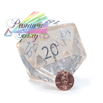 Gatekeeper Games Prismatic Spray Giant d20 58 mm Holographic Glitter Epic Dice