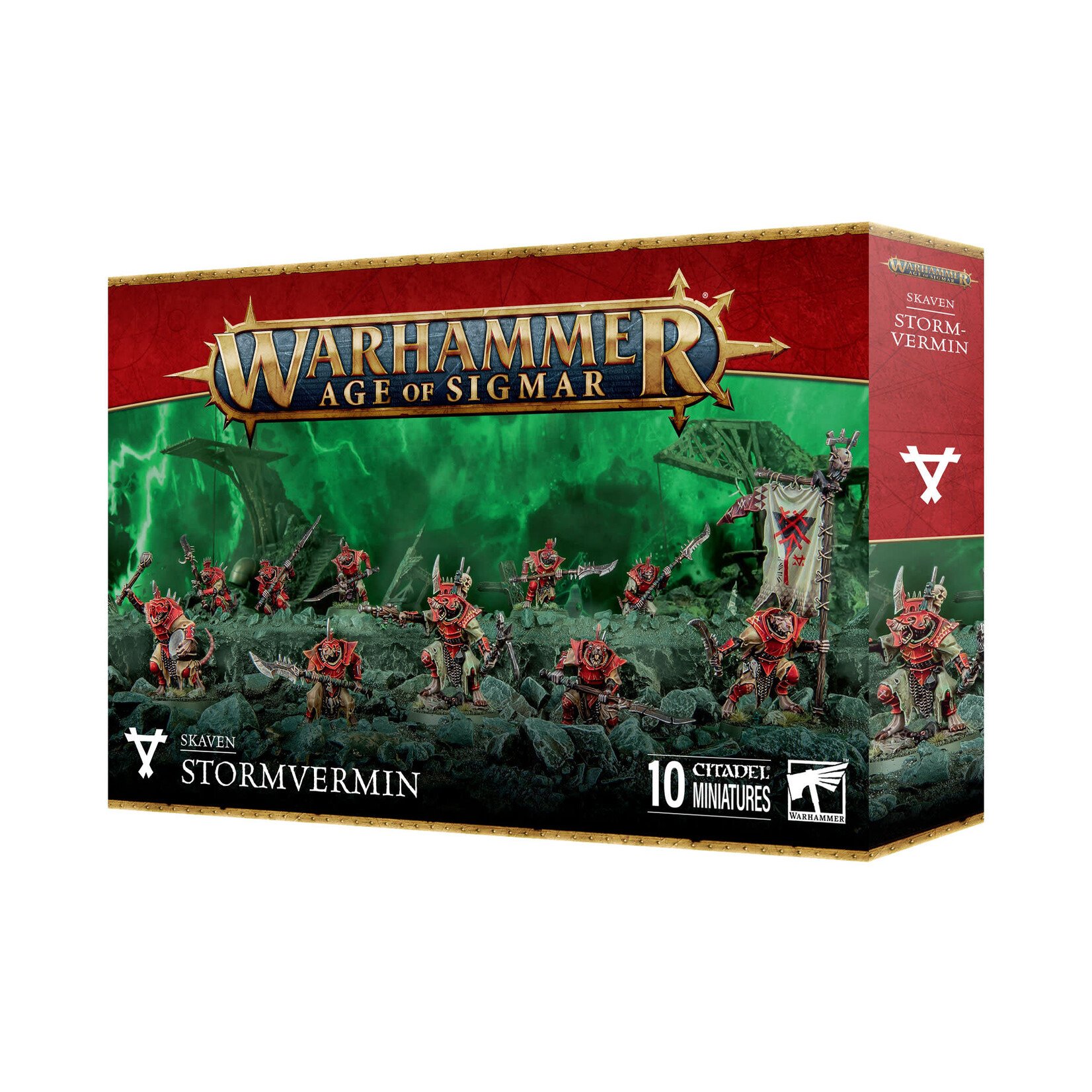 Games Workshop Warhammer Age of Sigmar Chaos Skaven 4E Stormvermin