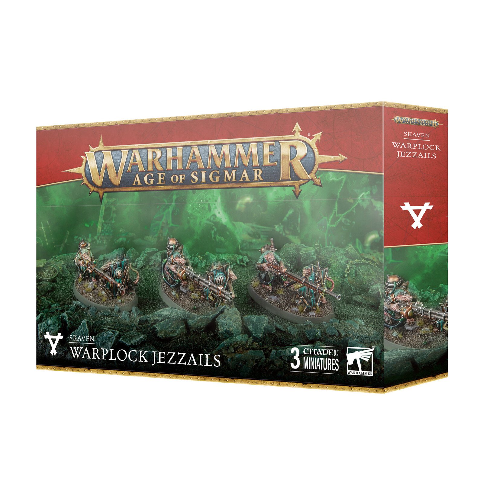 Games Workshop Warhammer Age of Sigmar Chaos Skaven 4E Warplock Jezzails