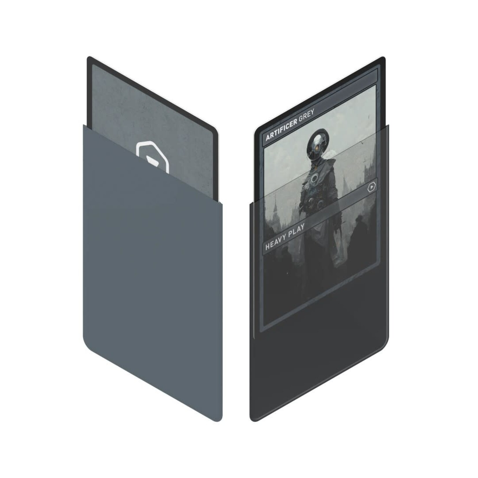 Heavy Play Heavy Play CURV Sleeves Standard Artificer Grey 100 ct