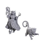 WizKids Critical Role Unpainted Minis Fearne Calloway and Mister