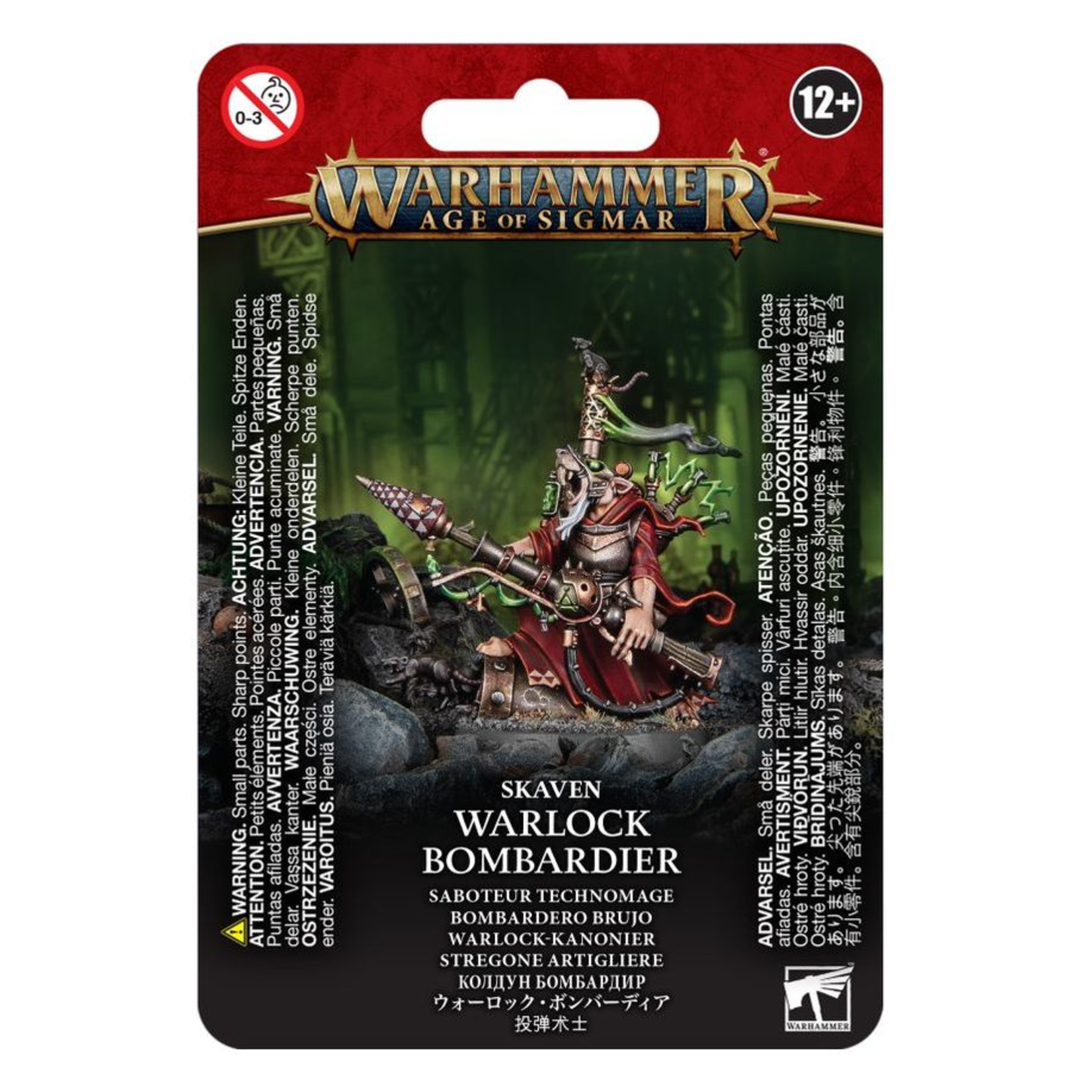 Games Workshop Warhammer Age of Sigmar Chaos Skaven 4E Warlock Bombardier