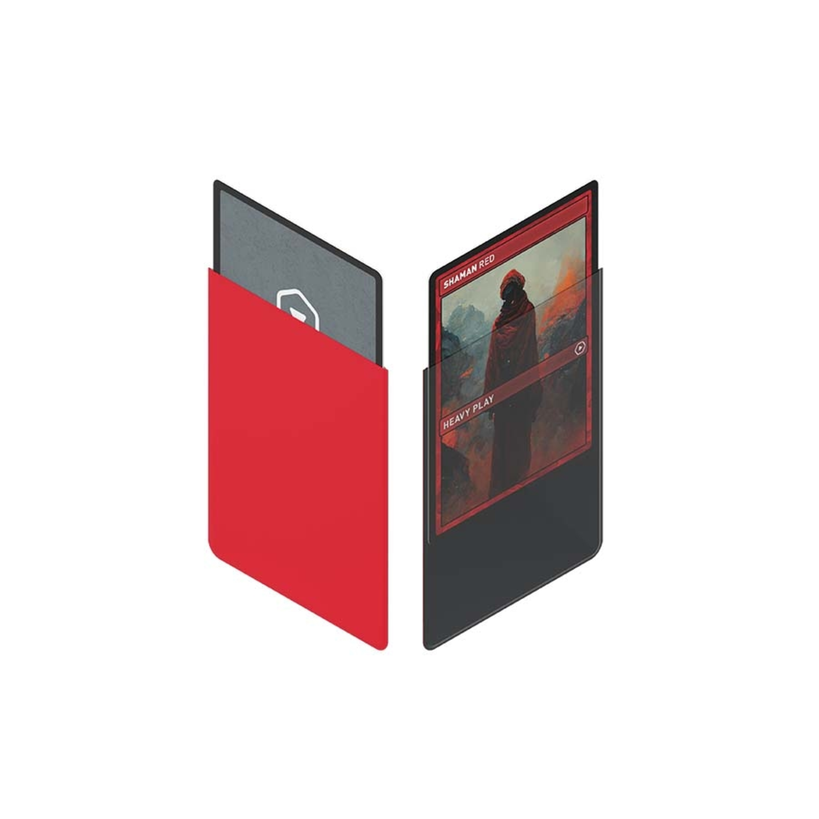 Heavy Play Heavy Play CURV Sleeves Standard Shaman Red 100 ct