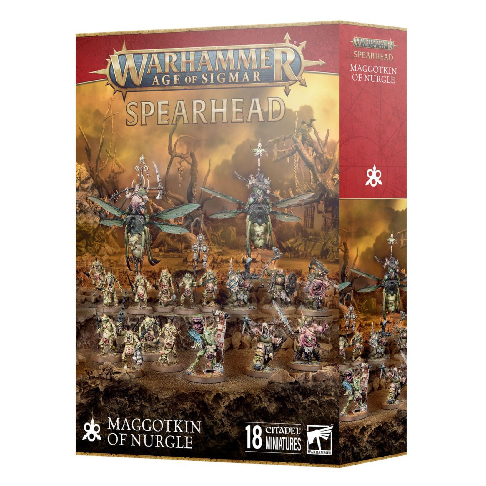 Games Workshop Warhammer Age of Sigmar Chaos Maggotkin of Nurgle Spearhead