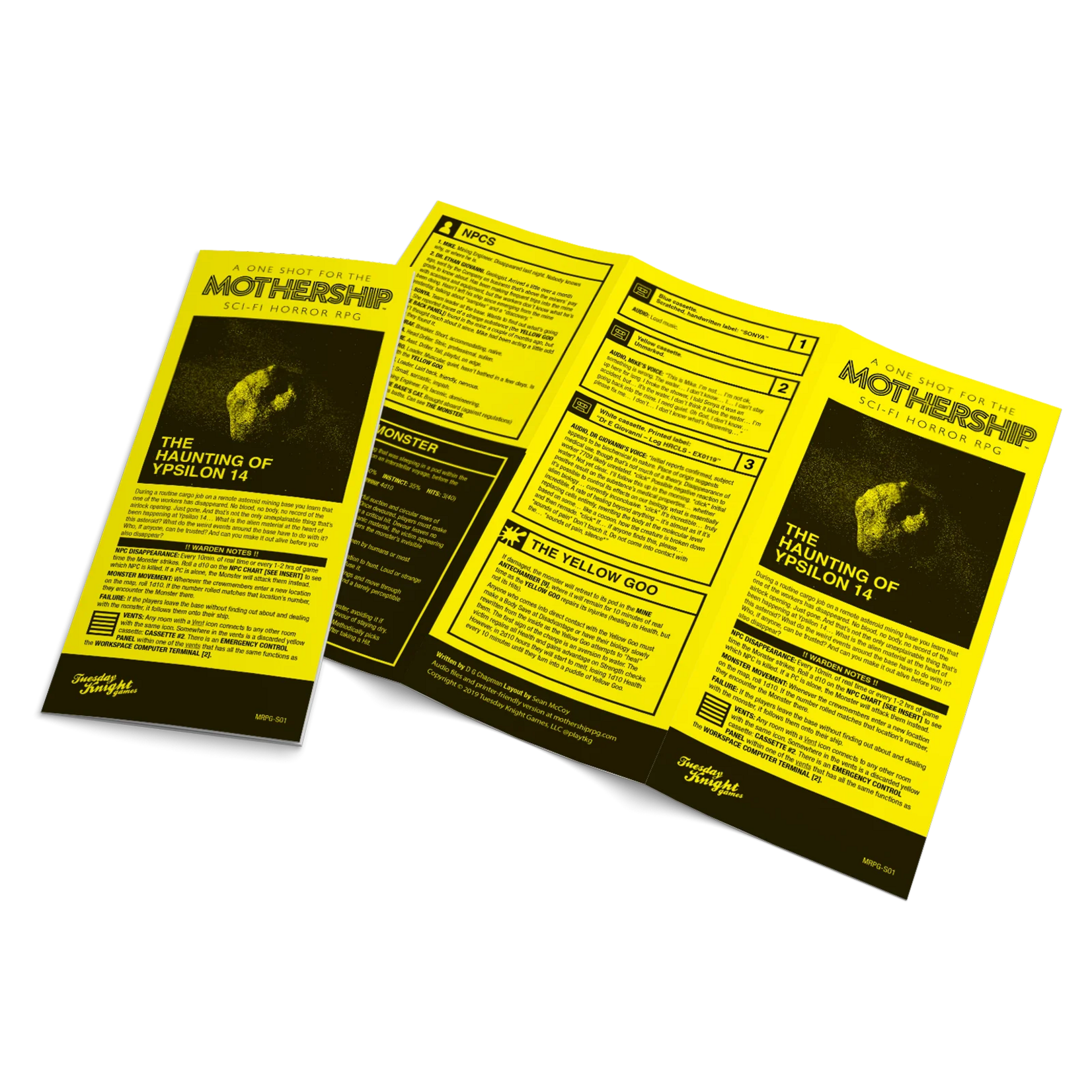 Tuesday Knight Games Mothership The Haunting of Ypsilon 14