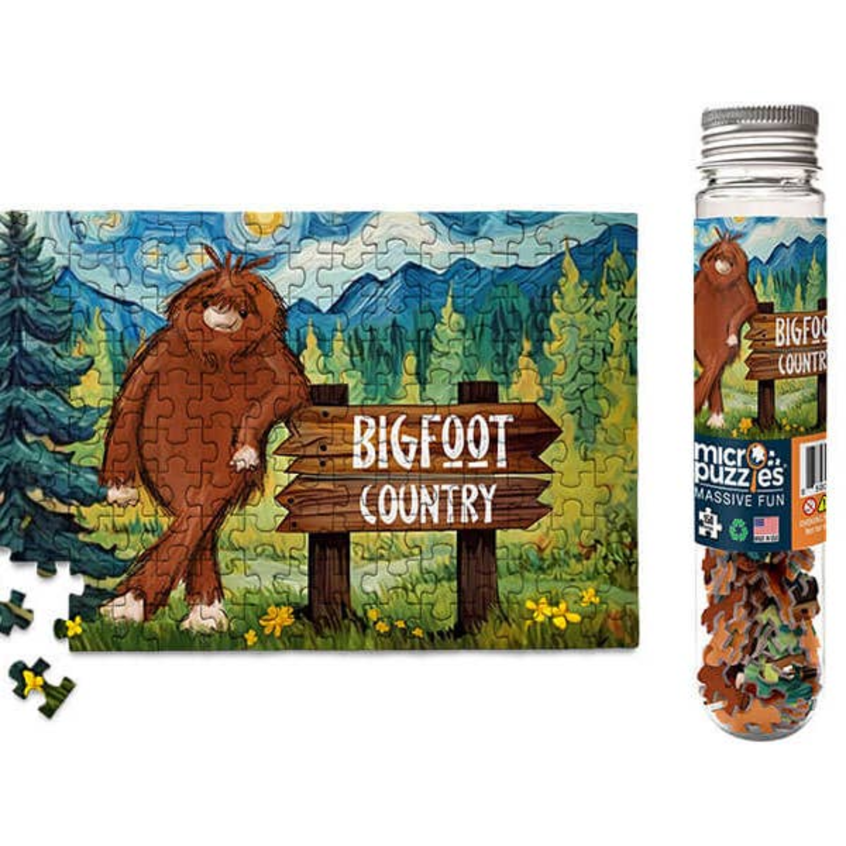 Micro Puzzles Micro Puzzles Bigfoot Country
