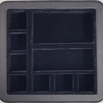 Forged Forged Character Shrine RPG Dice and Miniature Traveling Display Case Black