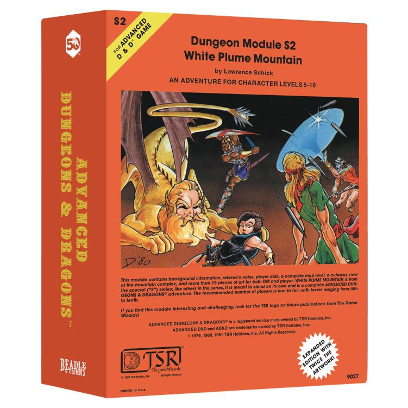 Beadle and Grimm Classic Module Dice White Plume Mountain